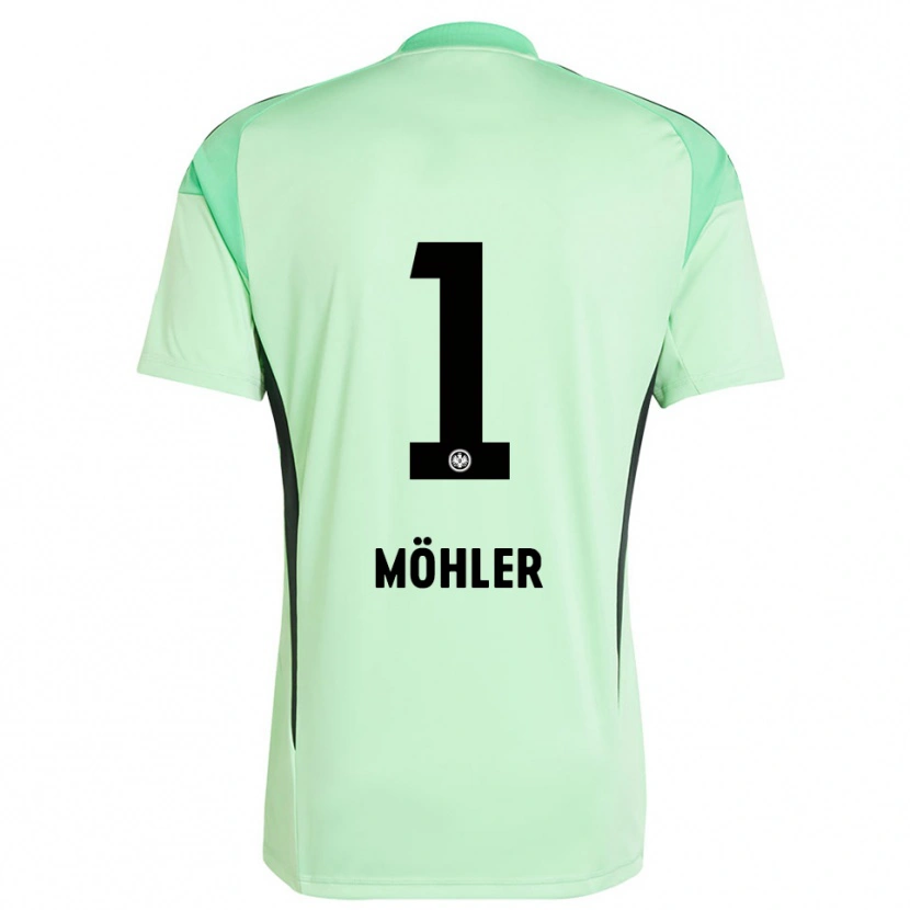 Danxen Homme Emil Möhler #1 Maillot de Gardien Vert Clair Noir 2025/26 T-shirt