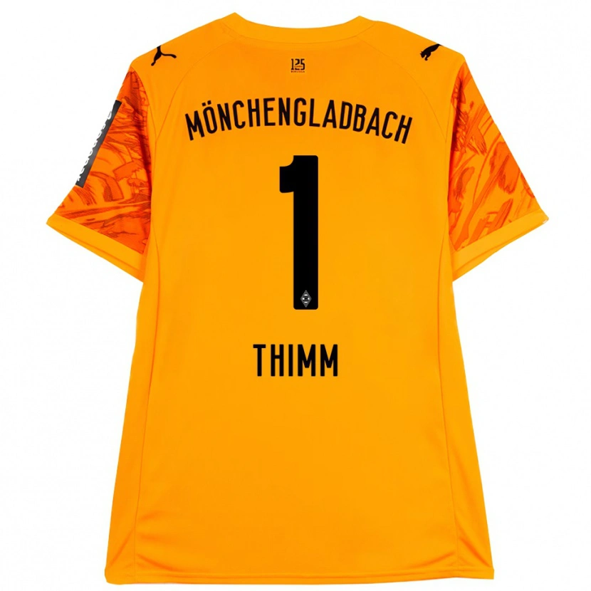 Danxen Homme Joshua Thimm #1 Maillot de Gardien Orange Jaune Noir 2025/26 T-shirt