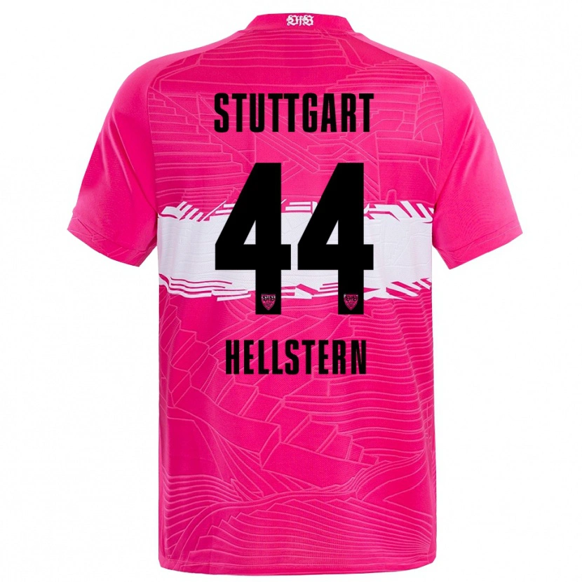 Danxen Homme Florian Hellstern #44 Maillot de Gardien Rose Foncée Noir 2025/26 T-shirt
