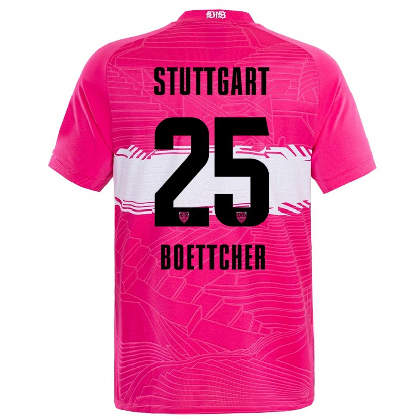 Danxen Homme Eve Boettcher #25 Maillot de Gardien Rose Foncée Noir 2025/26 T-shirt