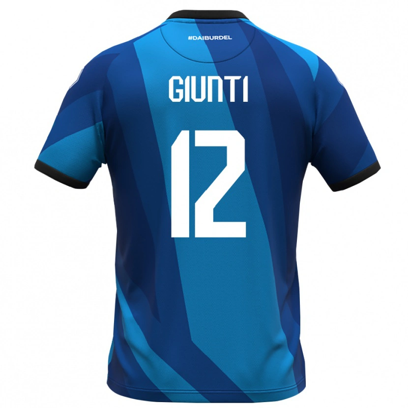 Danxen Homme Alessandro Giunti #12 Maillot de Gardien Bleu Royal Orange 2025/26 T-shirt