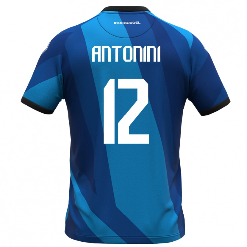 Danxen Homme Francesco Antonini #12 Maillot de Gardien Bleu Royal Orange 2025/26 T-shirt