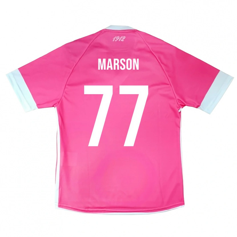 Danxen Homme Leonardo Marson #77 Maillot de Gardien Rose Vif Blanc 2025/26 T-shirt