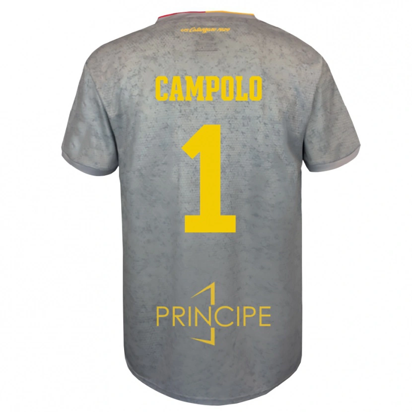 Danxen Homme Alessandro Campolo #1 Maillot de Gardien Argent Marron Sable 2025/26 T-shirt
