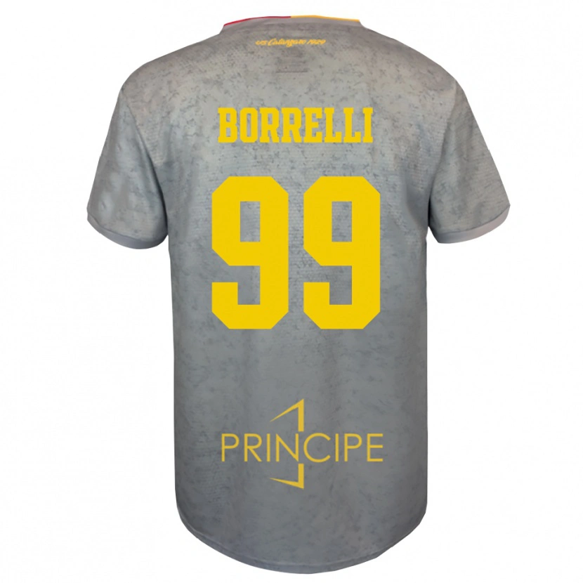 Danxen Homme Edoardo Borrelli #99 Maillot de Gardien Argent Marron Sable 2025/26 T-shirt