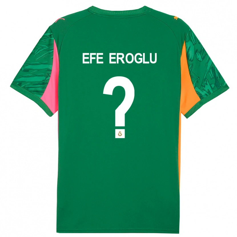 Danxen Homme Cem Efe Eroğlu #0 Maillot de Gardien Vert Orange Rose 2025/26 T-shirt