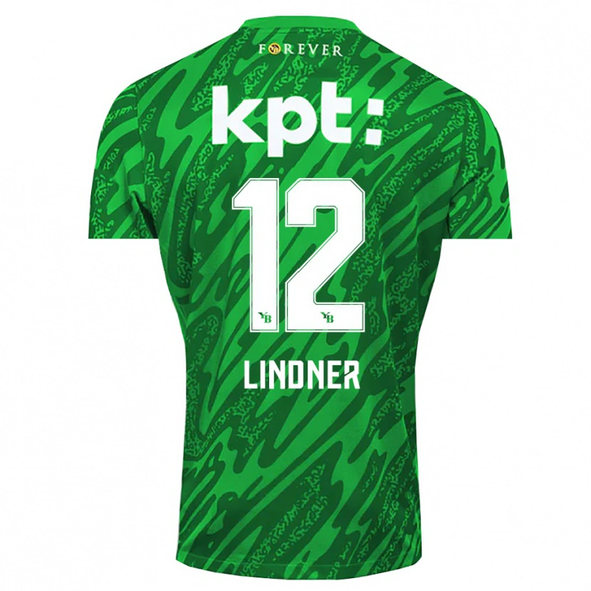 Danxen Homme Heinz Lindner #12 Maillot de Gardien Vert Blanc 2025/26 T-shirt