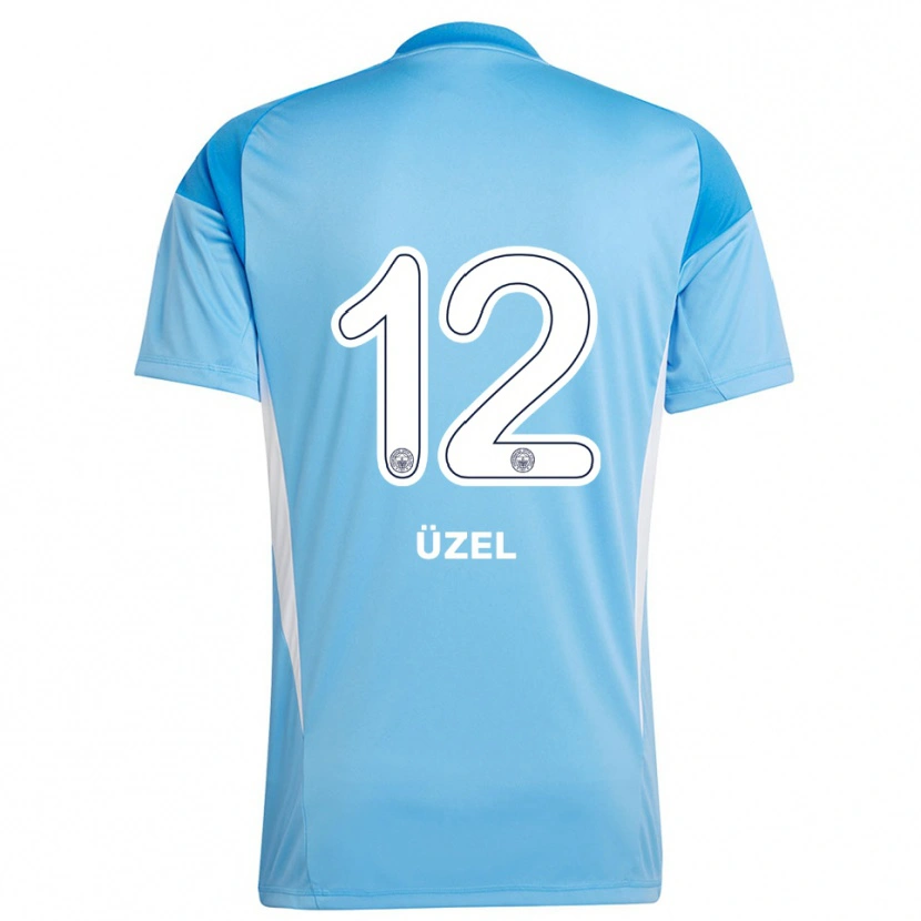 Danxen Homme Nevzat Üzel #12 Maillot de Gardien Bleu Royal Blanc 2025/26 T-shirt