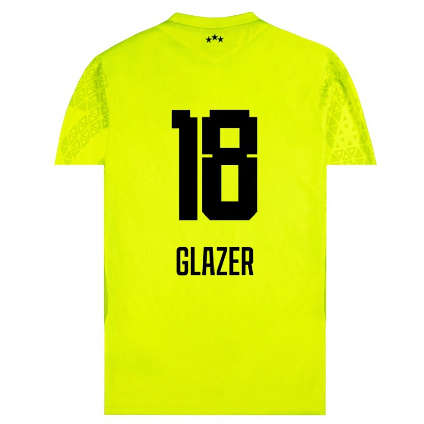 Danxen Homme Omri Glazer #18 Maillot de Gardien Vert Jaune Noir 2025/26 T-shirt