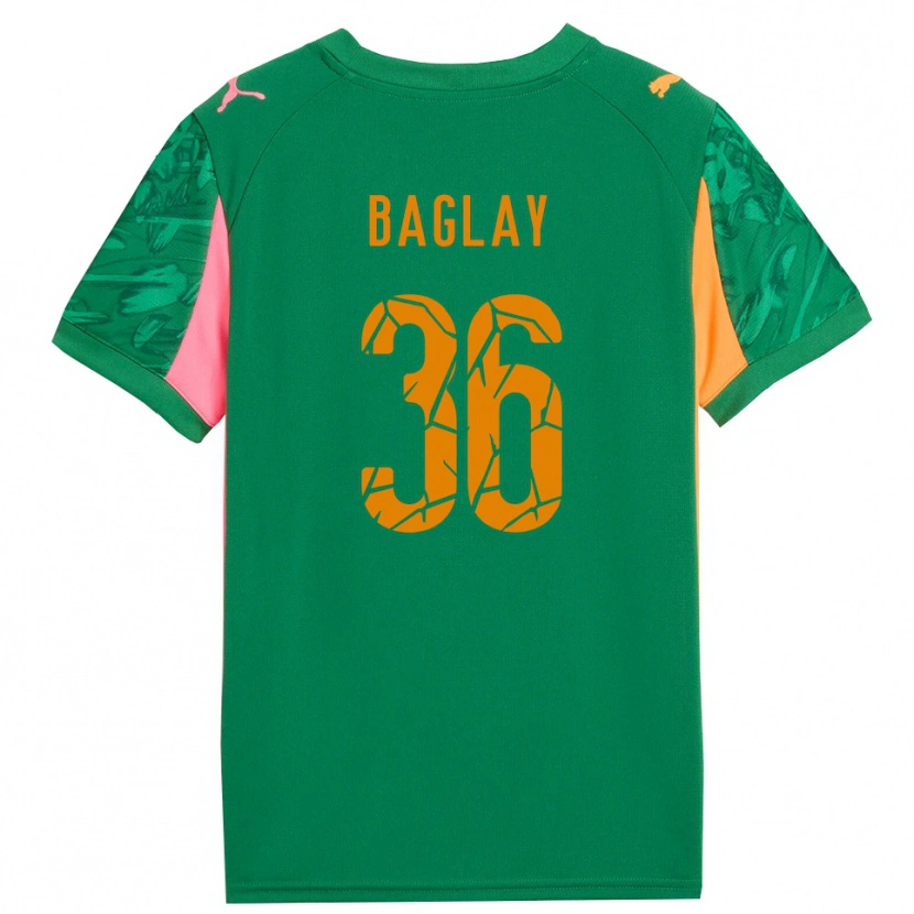 Danxen Homme Rostyslav Baglay #36 Maillot de Gardien Vert Orange Rose 2025/26 T-shirt