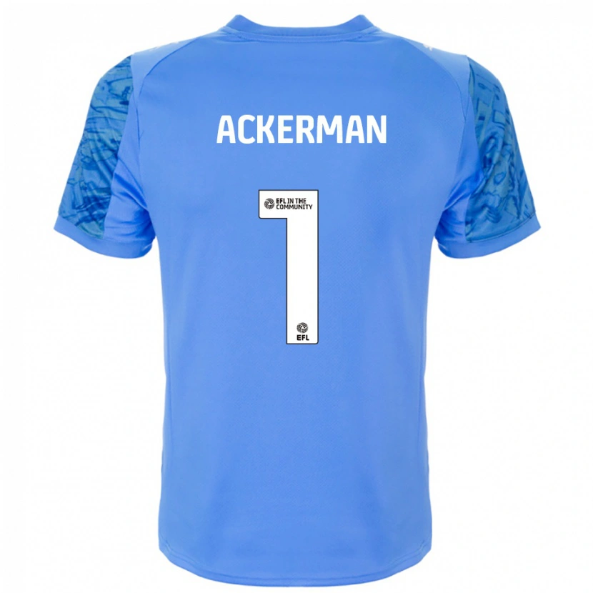 Danxen Homme Emily Ackerman #1 Maillot de Gardien Bleu Dauphin 2025/26 T-shirt