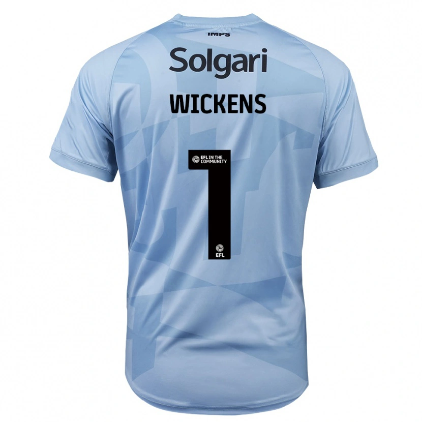 Danxen Homme George Wickens #1 Maillot de Gardien Bleu Ciel Clair 2025/26 T-shirt