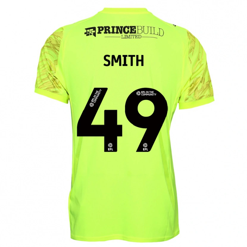 Danxen Homme Bastian Smith #49 Maillot de Gardien Noir Vert Fluorescent 2025/26 T-shirt