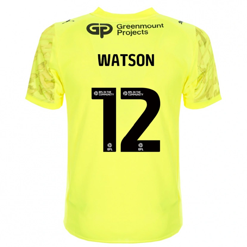 Danxen Homme Tom Watson #12 Maillot de Gardien Noir Vert Fluorescent 2025/26 T-shirt