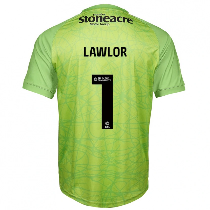 Danxen Homme Ian Lawlor #1 Maillot de Gardien Vert Clair 2025/26 T-shirt