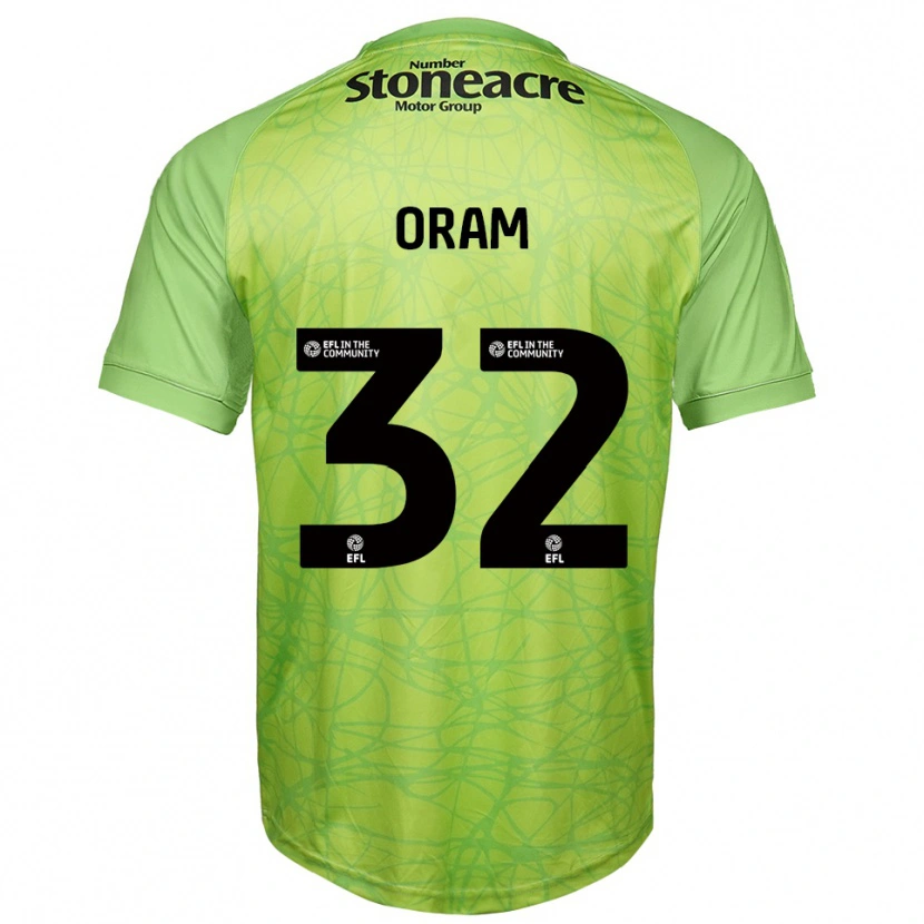 Danxen Homme Jake Oram #32 Maillot de Gardien Vert Clair 2025/26 T-shirt
