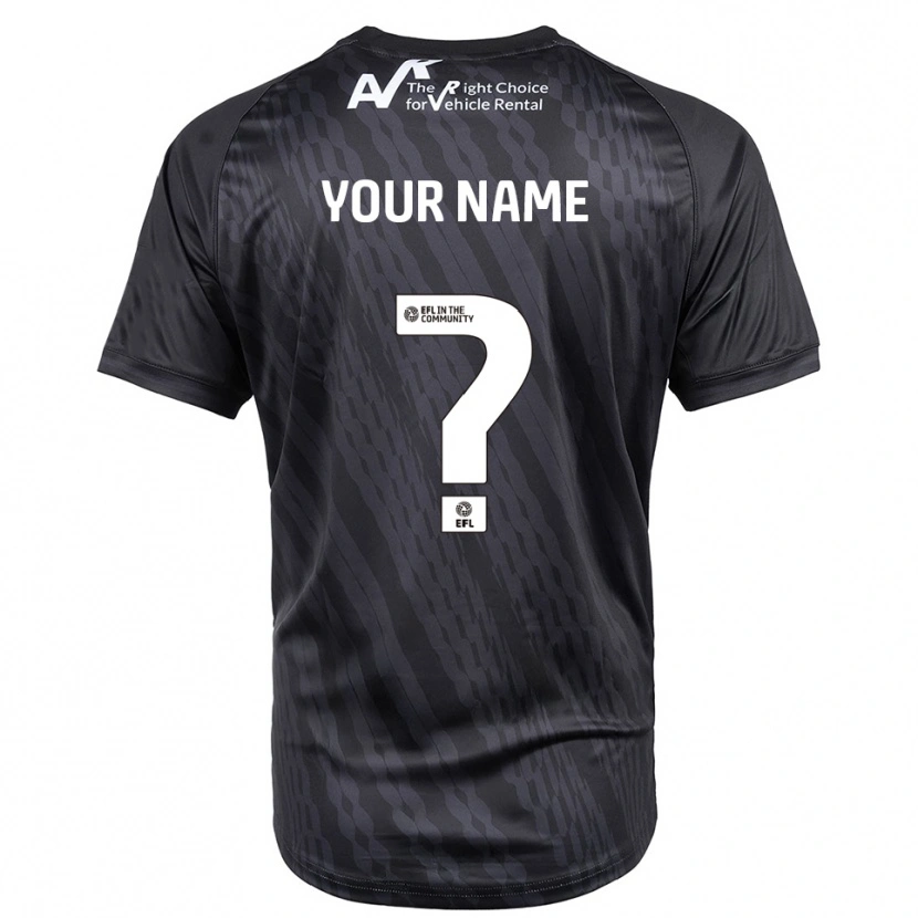 Danxen Homme Shrewsbury Town Maillot de Gardien Noir Blanc 2025/26 T-shirt