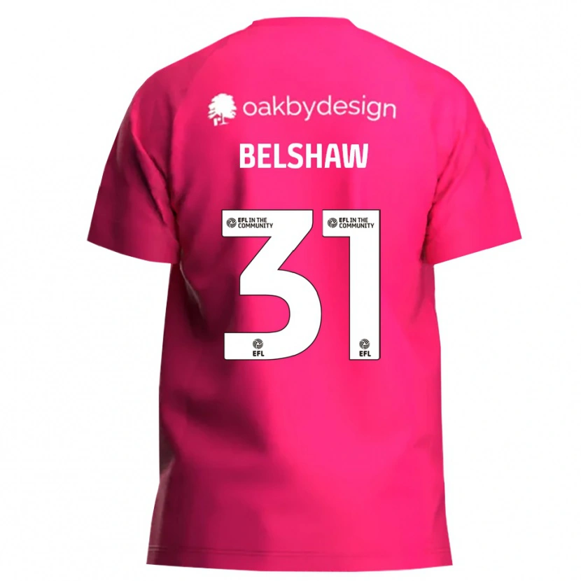 Danxen Homme James Belshaw #31 Maillot de Gardien Magenta 2025/26 T-shirt