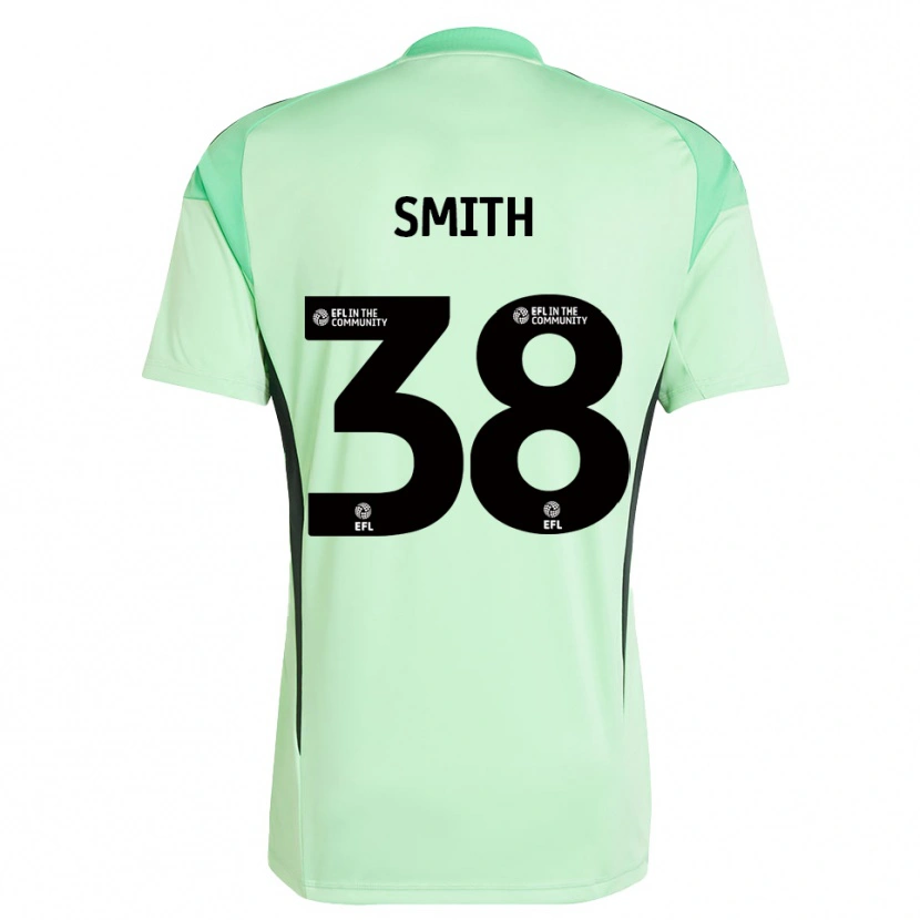 Danxen Homme Sam Smith #38 Maillot de Gardien Noir Vert Clair 2025/26 T-shirt