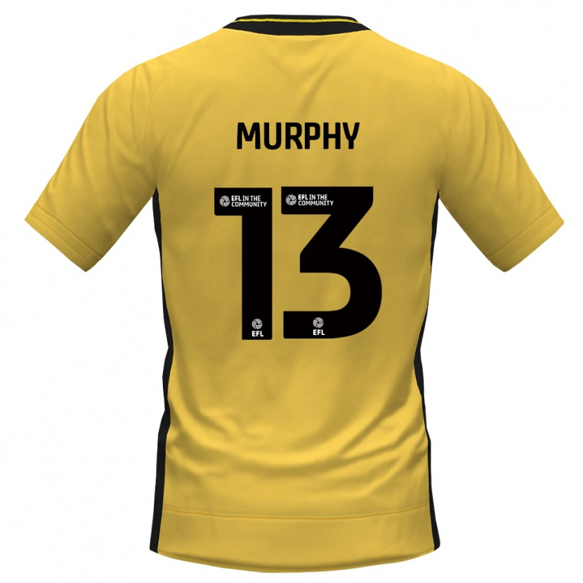 Danxen Homme Joe Murphy #13 Maillot de Gardien Noir Jaune 2025/26 T-shirt