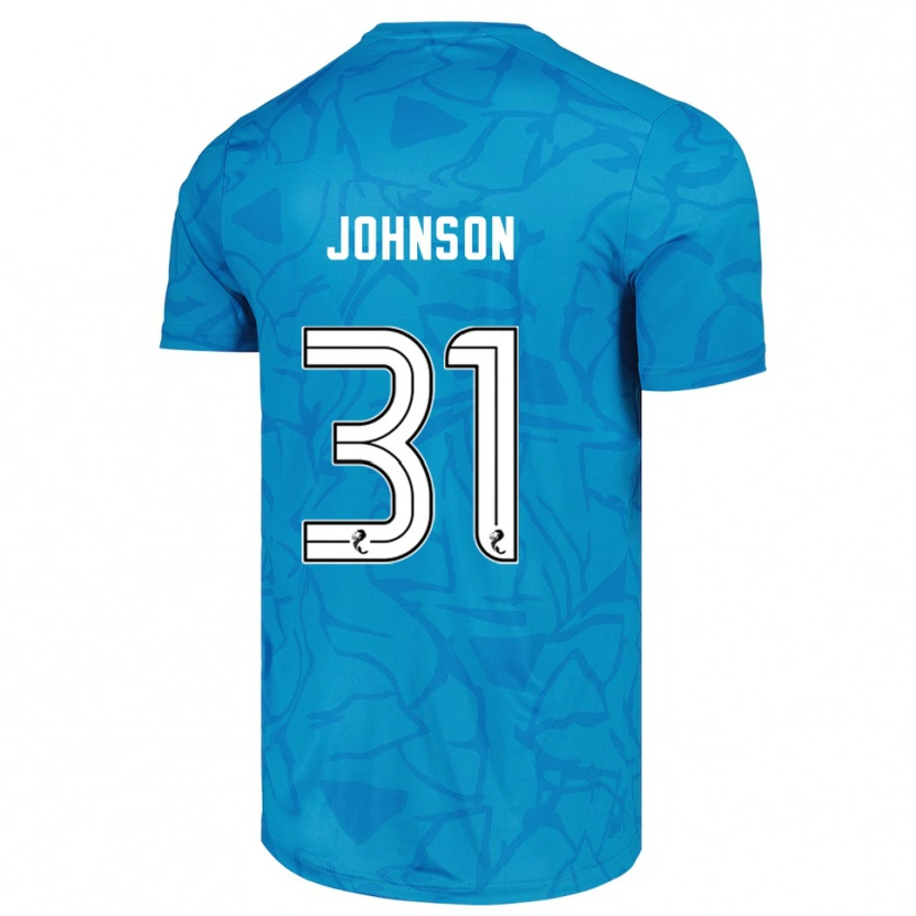 Danxen Homme Murray Johnson #31 Maillot de Gardien Blanc Bleu 2025/26 T-shirt