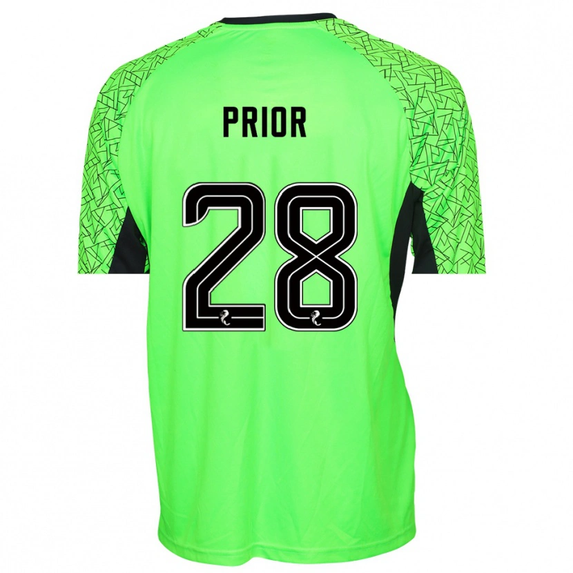Danxen Homme Jérôme Prior #28 Maillot de Gardien Noir Vert 2025/26 T-shirt