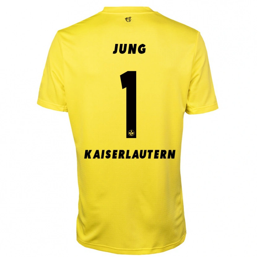 Danxen Homme Moritz Jung #1 Maillot de Gardien Jaune Noir 2025/26 T-shirt