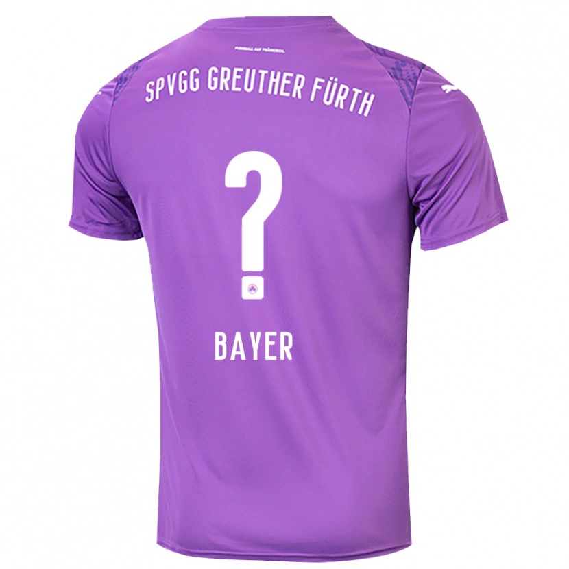 Danxen Homme Lisa Bayer #0 Maillot de Gardien Violet Blanc 2025/26 T-shirt