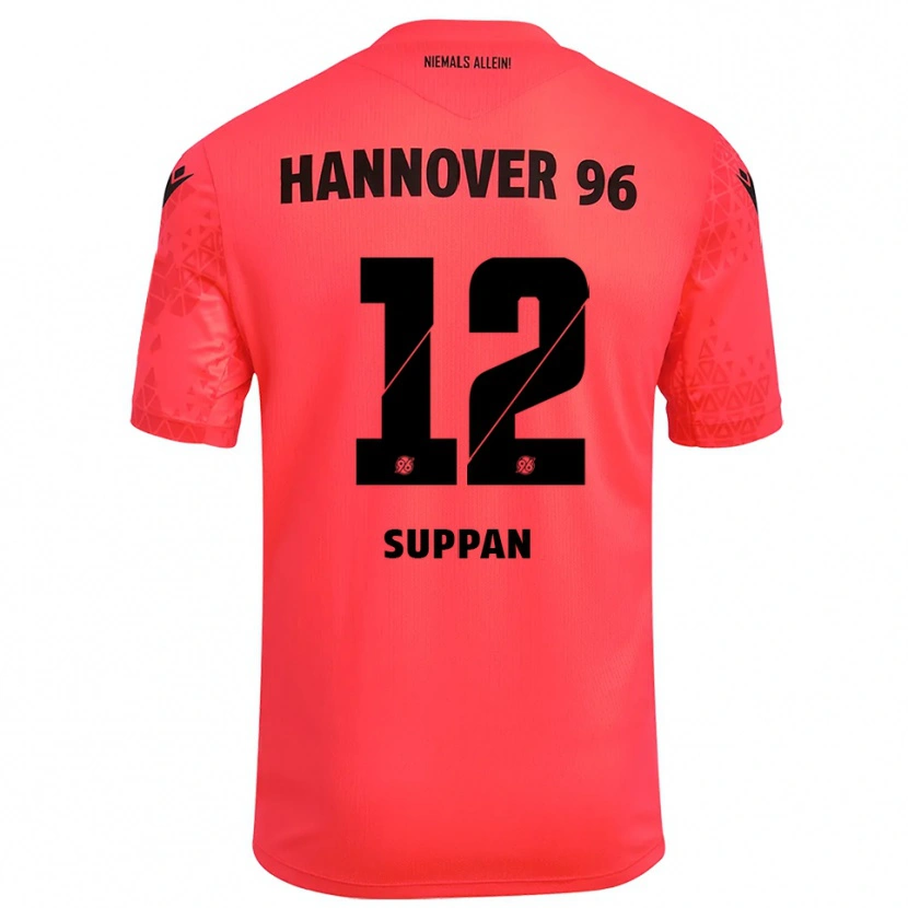 Danxen Homme Jannik Suppan #12 Maillot de Gardien Rouge Noir 2025/26 T-shirt