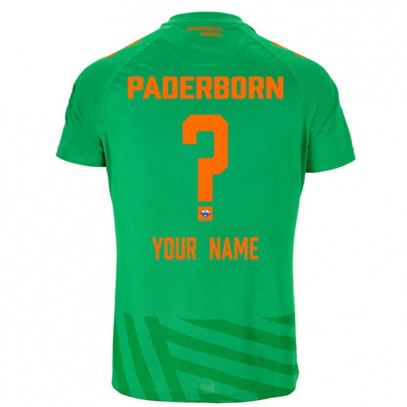 Danxen Homme SC Paderborn 07 Maillot de Gardien Vert Orange 2025/26 T-shirt