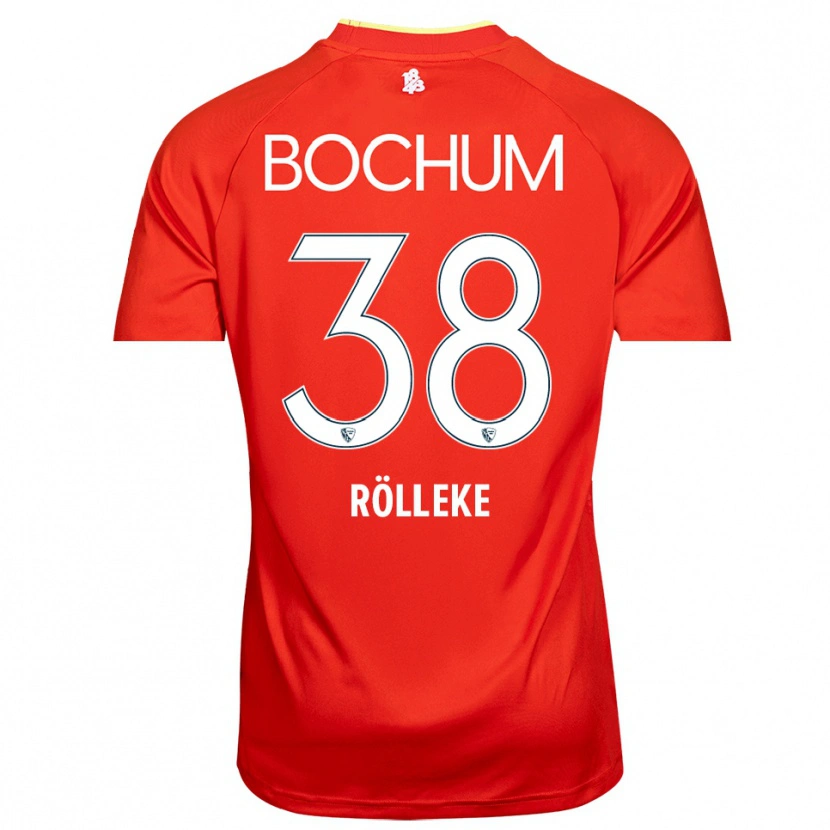 Danxen Homme Hugo Rölleke #38 Maillot de Gardien Rouge Blanc 2025/26 T-shirt