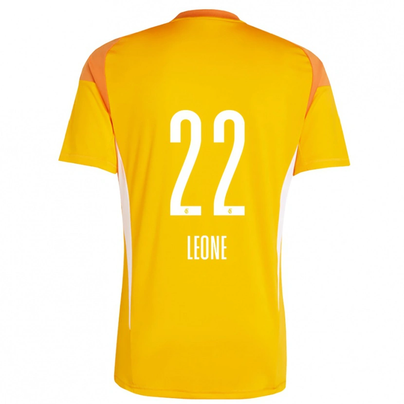 Danxen Homme Vincent Leone #22 Maillot de Gardien Jaune Orange 2025/26 T-shirt