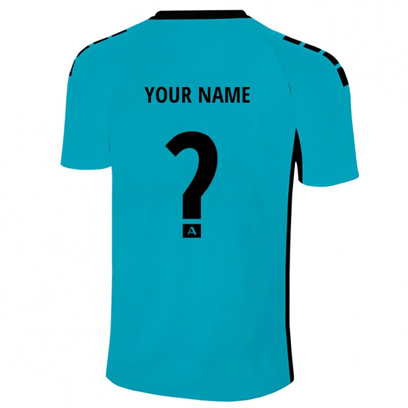 Danxen Homme Alemannia Aachen Maillot de Gardien Cyan 2025/26 T-shirt