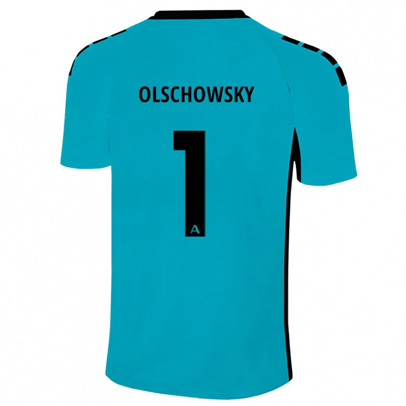 Danxen Homme Jan Olschowsky #1 Maillot de Gardien Cyan 2025/26 T-shirt