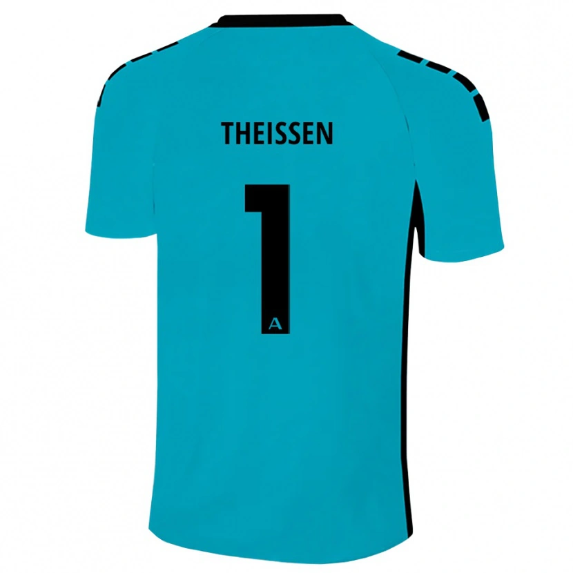 Danxen Homme Jarun Theißen #1 Maillot de Gardien Cyan 2025/26 T-shirt