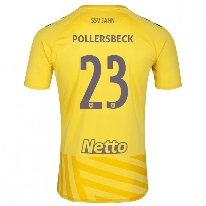 Danxen Homme Julian Pollersbeck #23 Maillot de Gardien Gris Jaune 2025/26 T-shirt