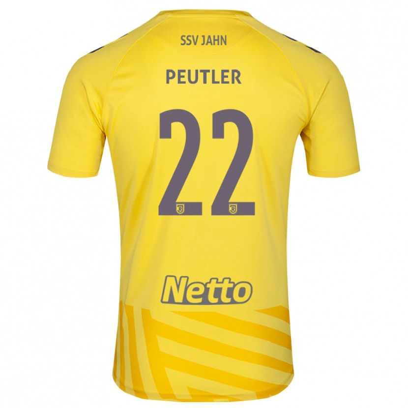 Danxen Homme Julio Peutler #22 Maillot de Gardien Gris Jaune 2025/26 T-shirt