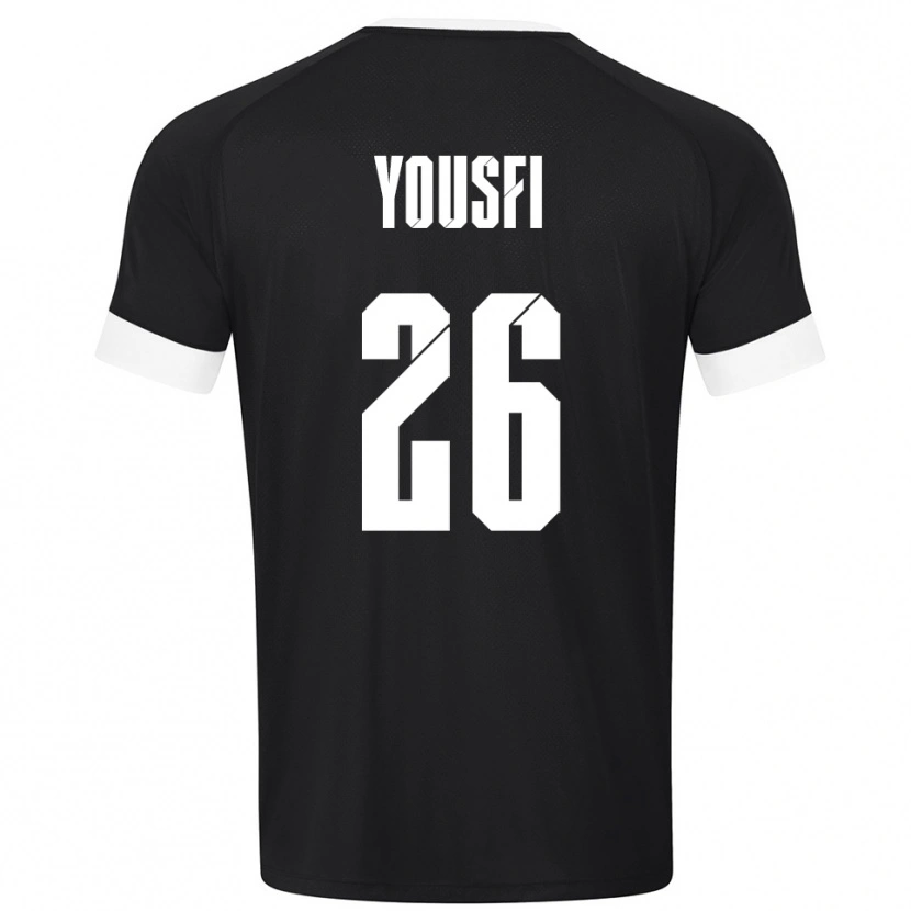 Danxen Homme Elias Yousfi #26 Maillot de Gardien Blanc Noir 2025/26 T-shirt