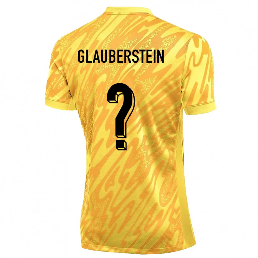 Danxen Homme Jonas Glauberstein #0 Maillot de Gardien Jaune Orange 2025/26 T-shirt