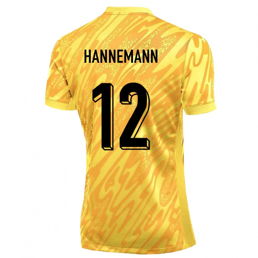 Danxen Homme Sören Hannemann #12 Maillot de Gardien Jaune Orange 2025/26 T-shirt