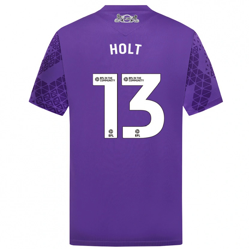 Danxen Homme Harry Holt #13 Maillot de Gardien Blanc Violet 2025/26 T-shirt