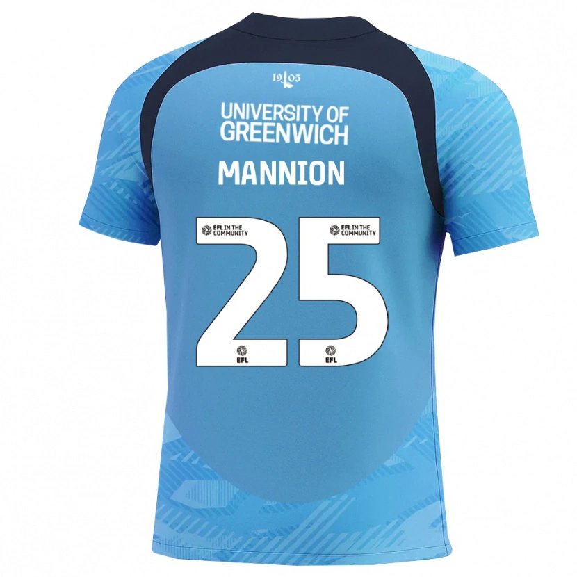 Danxen Homme Will Mannion #25 Maillot de Gardien Blanc Bleu 2025/26 T-shirt