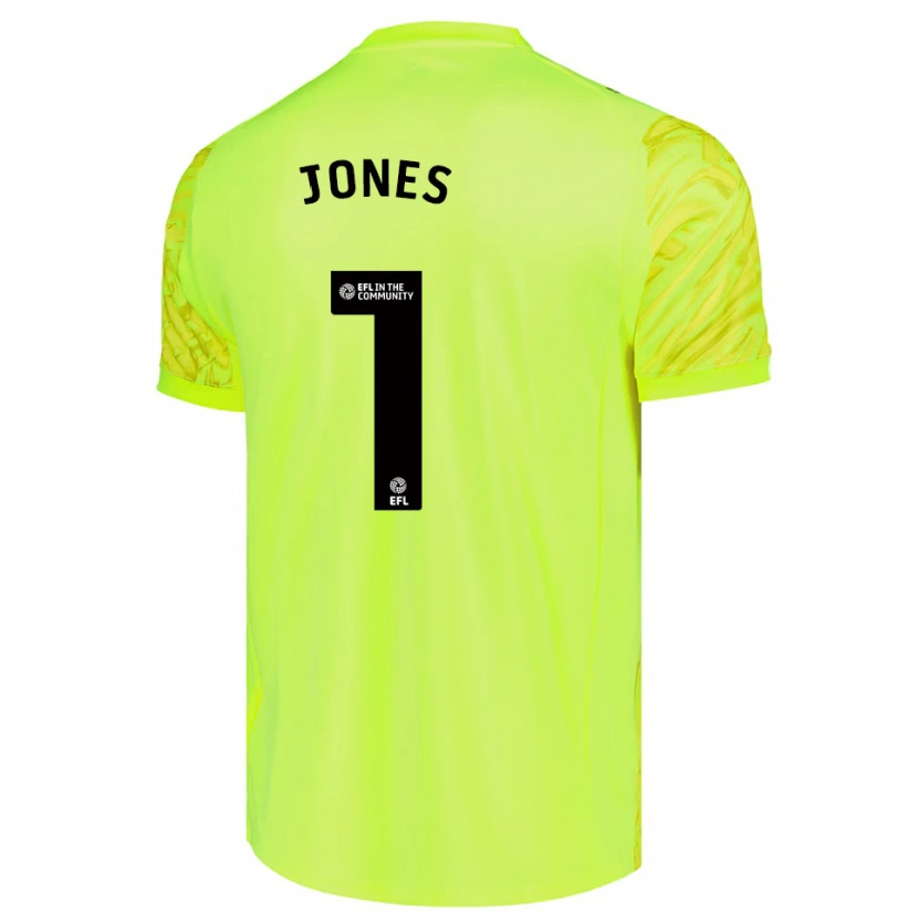 Danxen Homme Lucy Jones #1 Maillot de Gardien Vert Fluorescent 2025/26 T-shirt