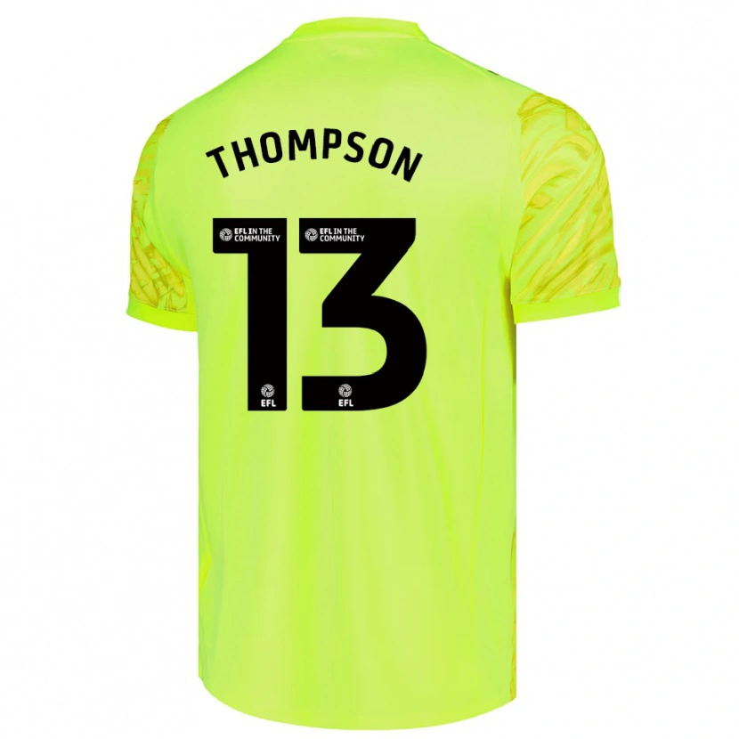 Danxen Homme Jack Thompson #13 Maillot de Gardien Vert Fluorescent 2025/26 T-shirt