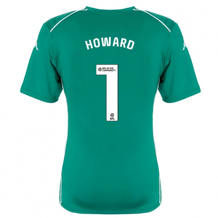 Danxen Homme Archie Howard #1 Maillot de Gardien Blanc Vert 2025/26 T-shirt