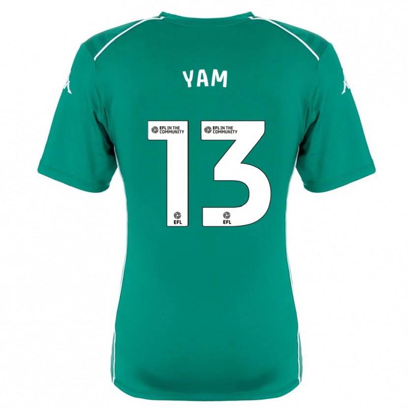 Danxen Homme Callum Yam #13 Maillot de Gardien Blanc Vert 2025/26 T-shirt