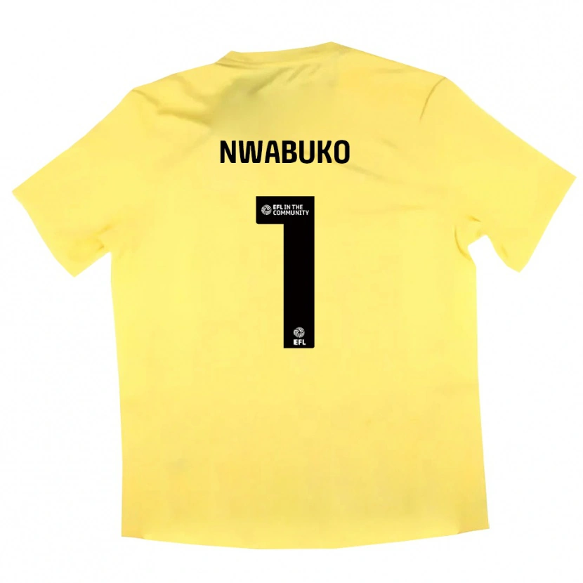 Danxen Homme Sam Nwabuko #1 Maillot de Gardien Noir Jaune 2025/26 T-shirt