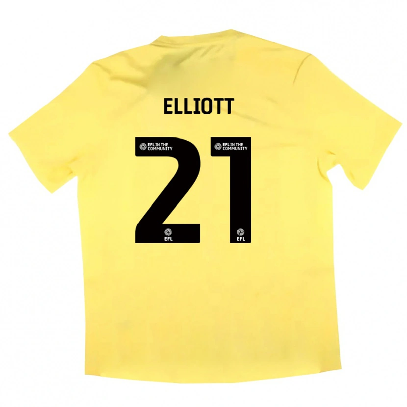 Danxen Homme Felix Elliott #21 Maillot de Gardien Noir Jaune 2025/26 T-shirt