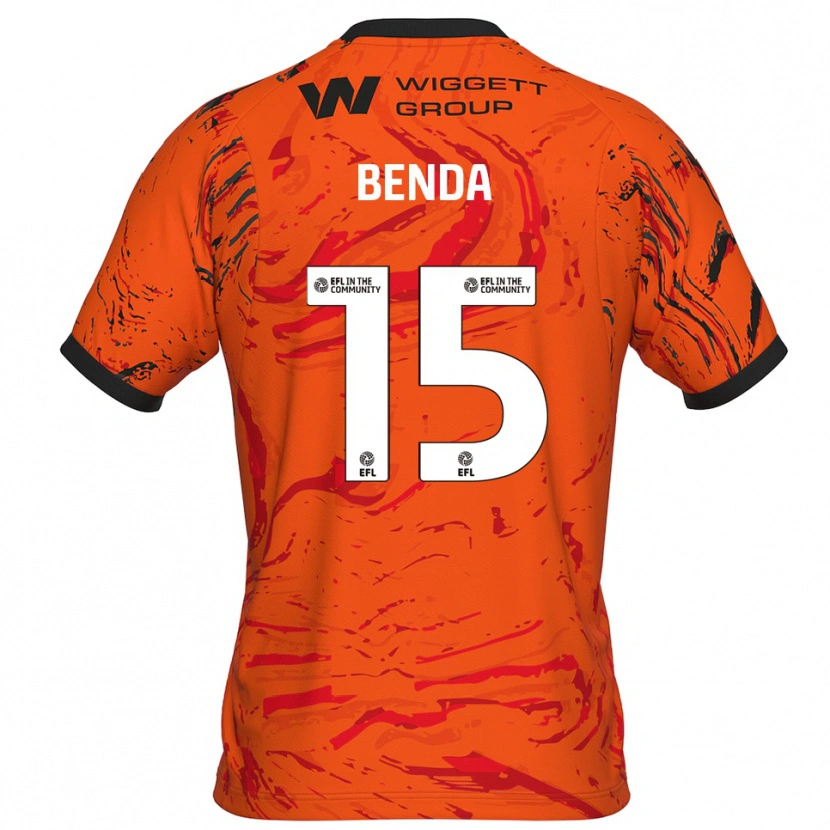 Danxen Homme Steven Benda #15 Maillot de Gardien Blanc Orange 2025/26 T-shirt