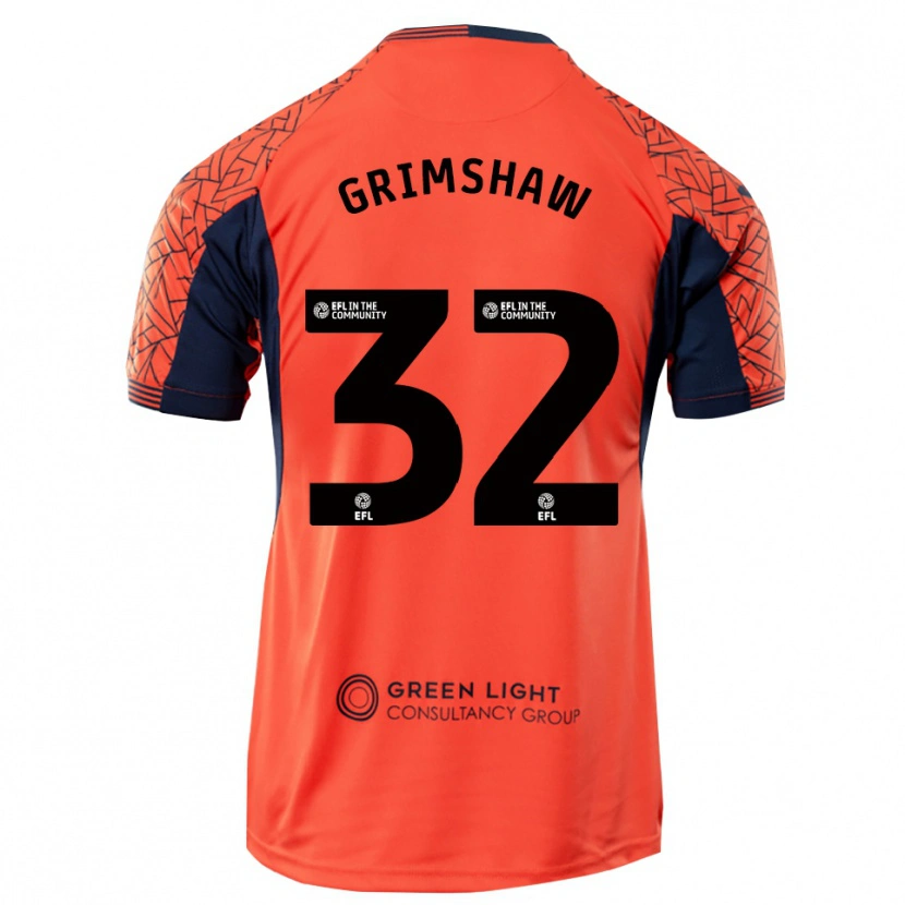 Danxen Homme Daniel Grimshaw #32 Maillot de Gardien Noir Orange 2025/26 T-shirt